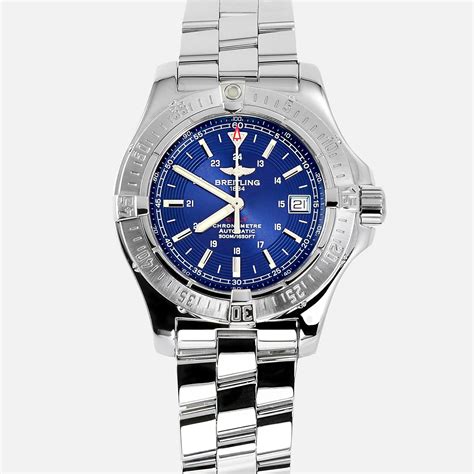 breitling colt 2 a17380|breitling colt automatic blue dial.